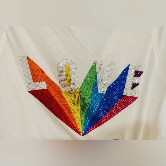Zadig & Voltaire Tunisien McLove Rainbow T-shirt - Picture 6 of 8